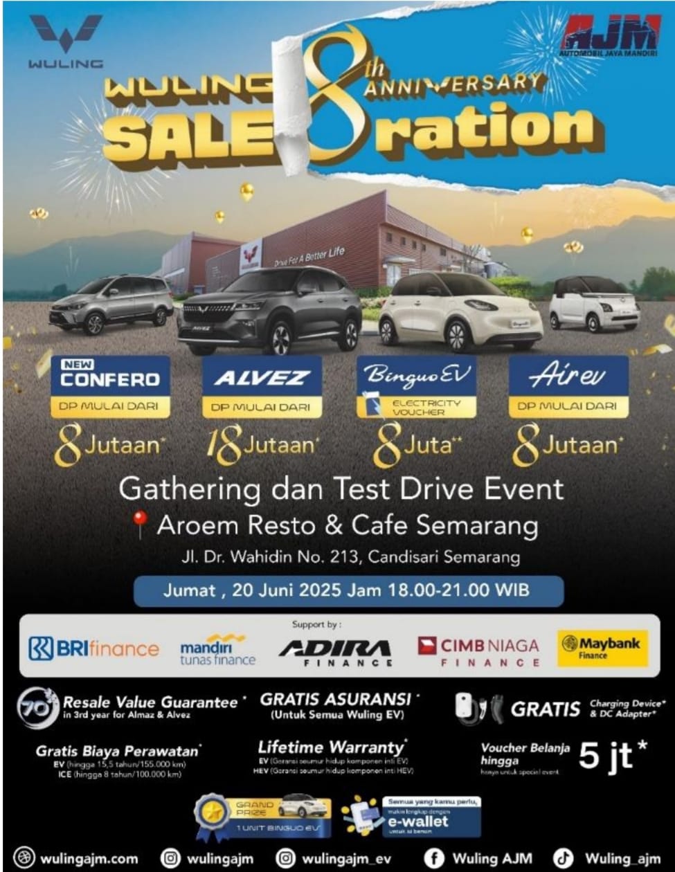 Promo Wuling 8th Anniversary