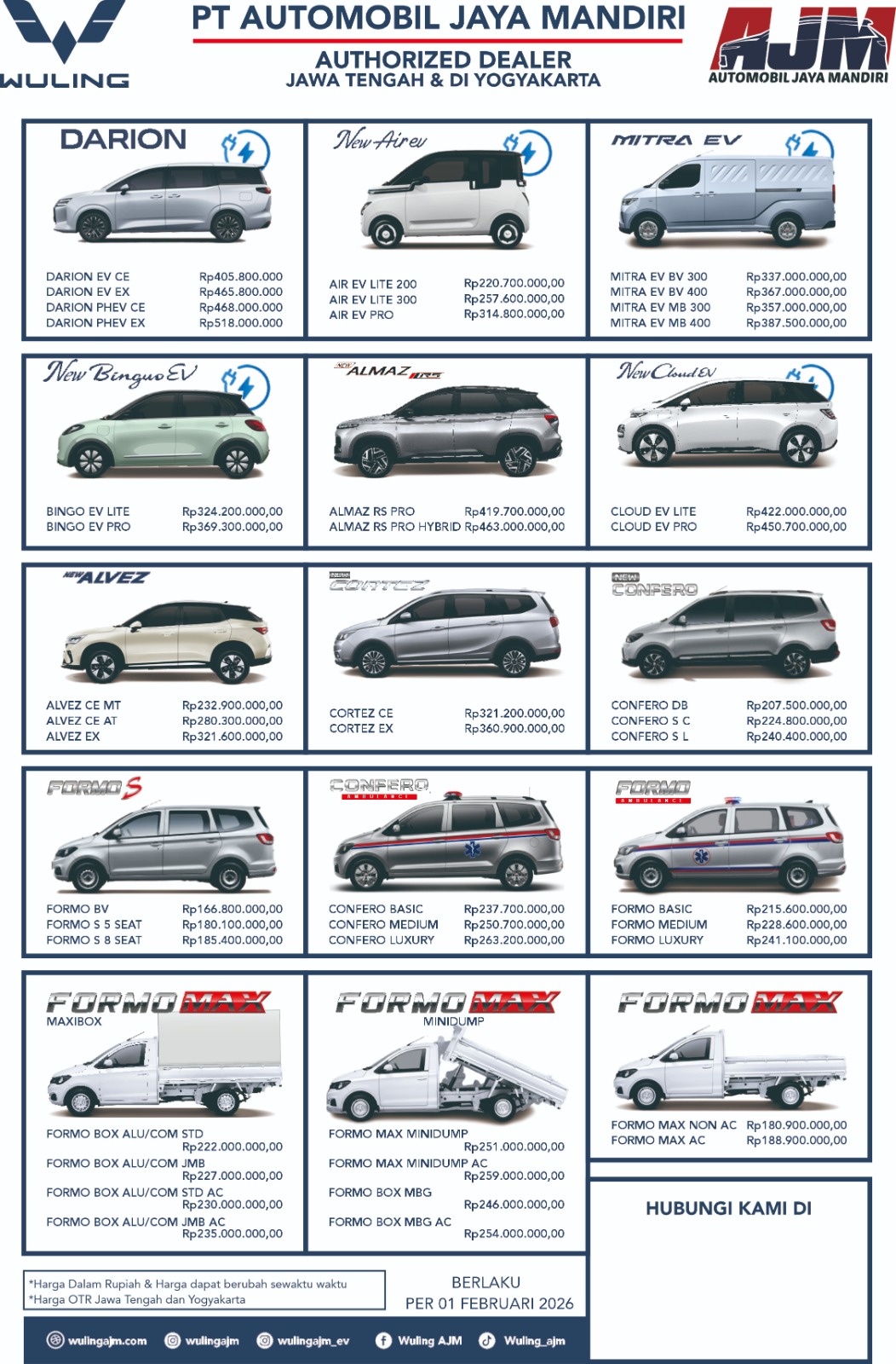 Harga  Semarang Harga Wuling Jateng & DIY